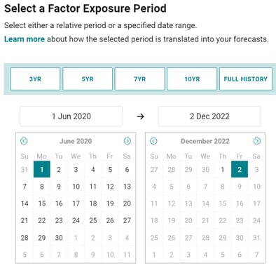 Customizing Forecasts- Factor Exposures