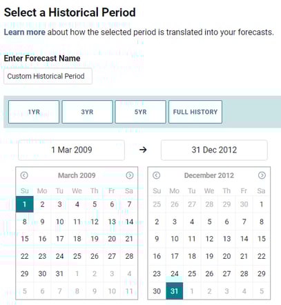 Select a Historical Period