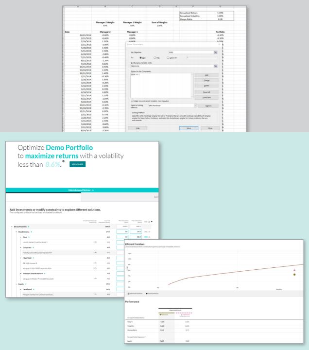 Exhibit 4 | Illustrative Examples of Portfolio Optimization in Excel vs. Venn